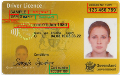 Driver's licence | Unique Student Identifier